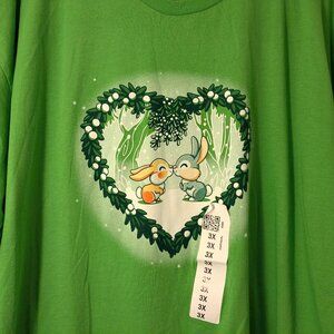 New! Women's Plus Size 3X Disney Thumper T Sirt 52" Chest